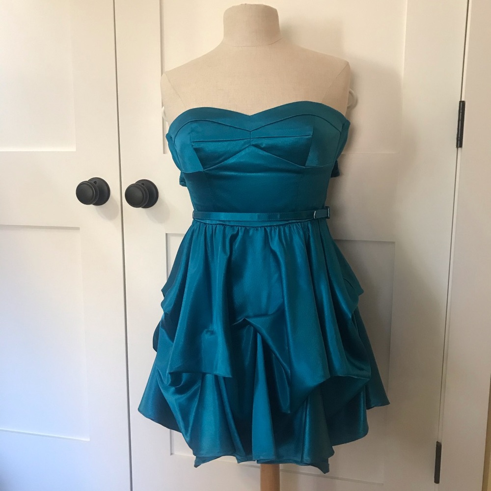 Strapless Semi-Formal Dress